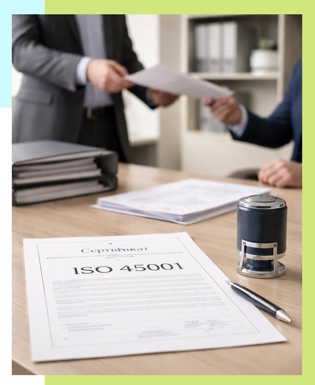 Сертификат ISO 45001 в Устях-Куте под ключ от 46337 р. | Сертэкс